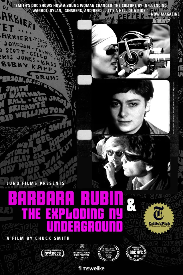 Barbara Rubin and the Exploding NY Underground poster